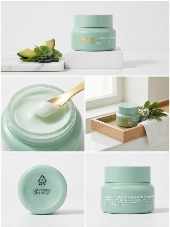 Tovegan Other - Tovegan Green Glow-Up Cream 50ml NIB Skincare